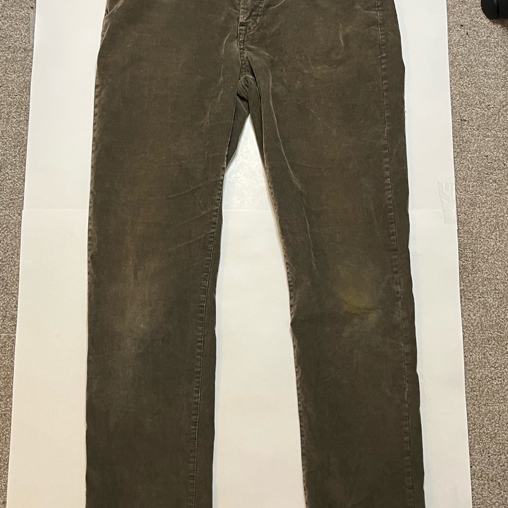 Cape Juby Corduroy Pants - Olive Green
